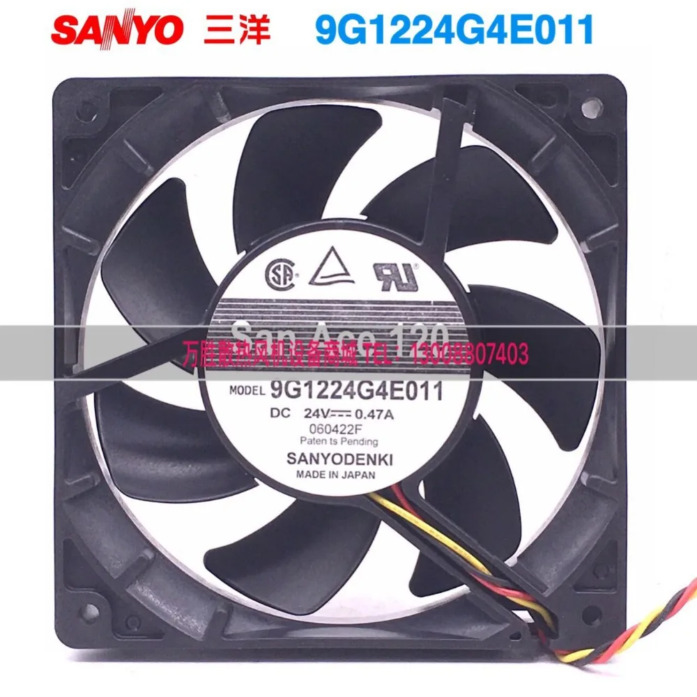Охлаждающий вентилятор для сервера Sanyo Denki 9G1224G4E011 DC 24В 0.47A 120x120x25 мм 3-проводной |