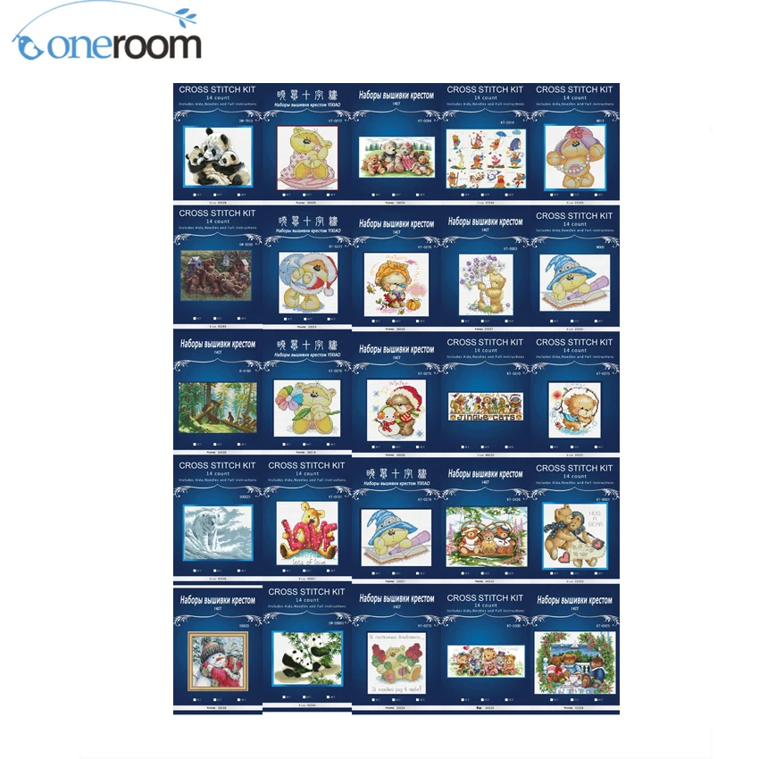 

Noneroom Kiss the Snowman Counted Cross Stitch 14CT Cross Stitch Sets Wholesale cartoon Cross-stitch Kits Embroidery Needlework