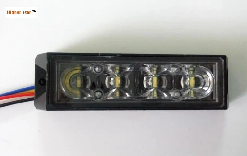 

Higher star 4*3W LED car surface mount strobe headlights,Grill warning lights,Emergency lamp,18 flash,waterproof,2pcs/lot