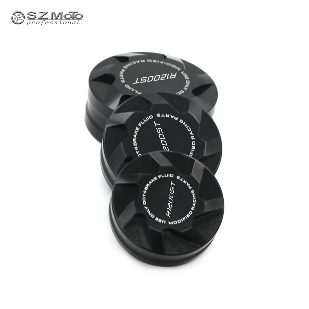 

Front Rear Brake Cluth Cylinder Fluid Reservoir Cover For BMW R1200ST R1200 ST 2005 2006 2007 Aluminum Motorcycle Accessories