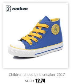 Детские парусиновые туфли для девочек Кроссовки Новинка Весна-осень обувь для детей мальчиков ботинки высокие, для отдыха модные детские кроссовки