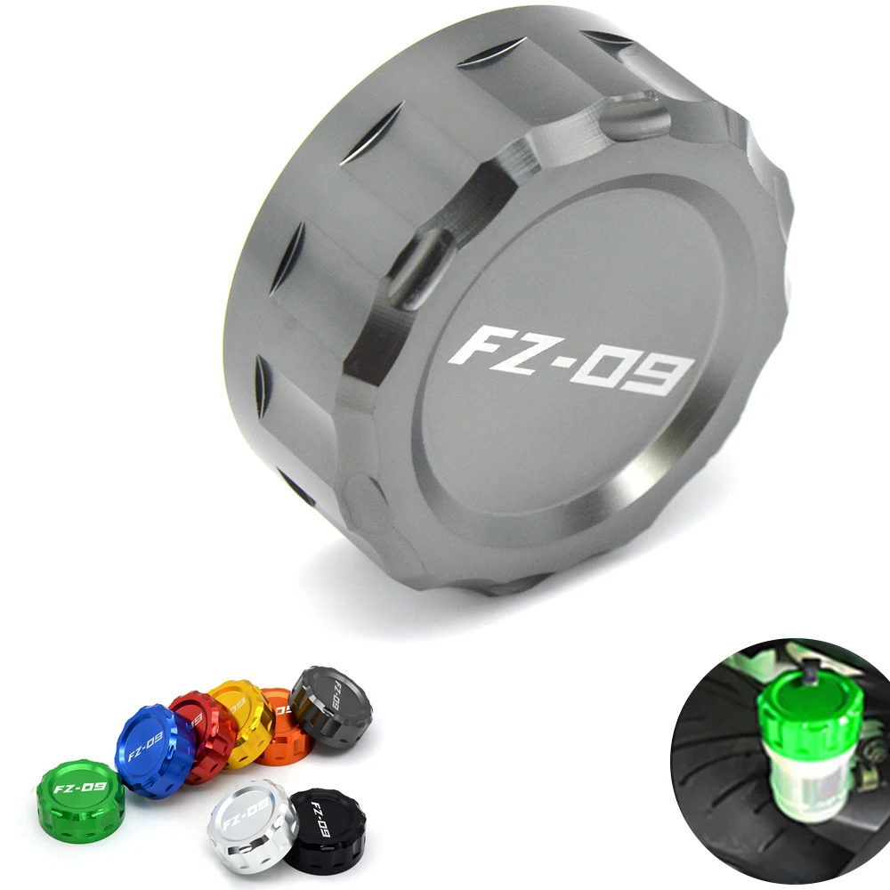 

CNC Motorcycle rear oil cap fuel brake cylinder fuel tank cap For Yamaha FZ-09 FZ 09 FZ09 fz 09 fz09 all year with logo