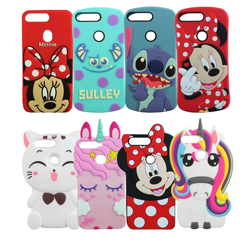 

Cartoon Case For Huawei Honor 7C Cute Cat Ice Cream Cupcakes Minnie Stitch Batman 3D Cases Cover For Huawei Honor 7C Pro