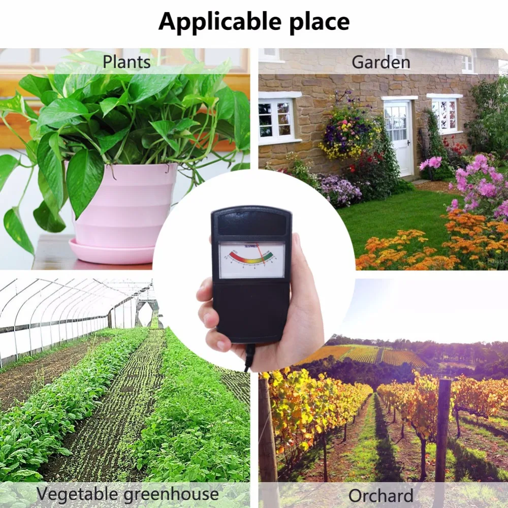 Новое поступление, портативный измеритель PH, тестер er, детектор почвы, светильник для воды, измеритель влажности, датчик для садовых растений, цветов