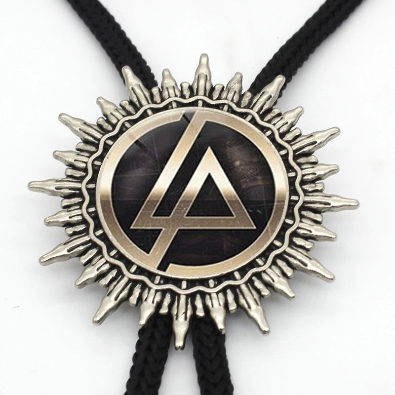 BOLO-001 Новое поступление Linkin Park logo Галстук боло ожерелье стимпанк Круглый Linkin Park ковбойский галстук «боло» ювелирное ожерелье оптом