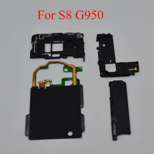 4 шт./компл. для samsung Galaxy s7 g930 s7 edge g935 S8 G950 G955 s9 plus NFC Беспроводной зарядка+ антенна Панель обложка+ громкий динамик