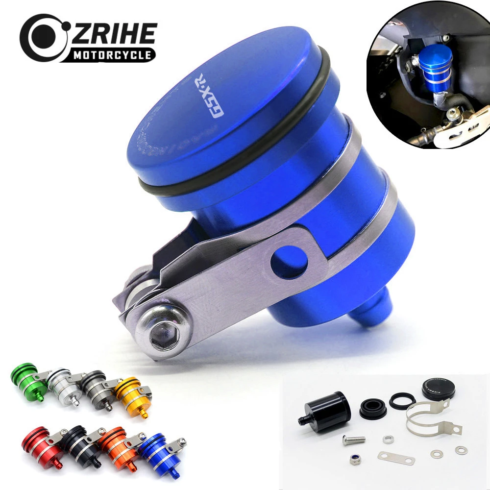 For logo GSXR for Suzuki 750 GSX1250 ABS GSXR750 GSX-S750 GSXR1300 SV650 Motorcycle Brake Fluid Tank Oil Cup Reservoir Clutch