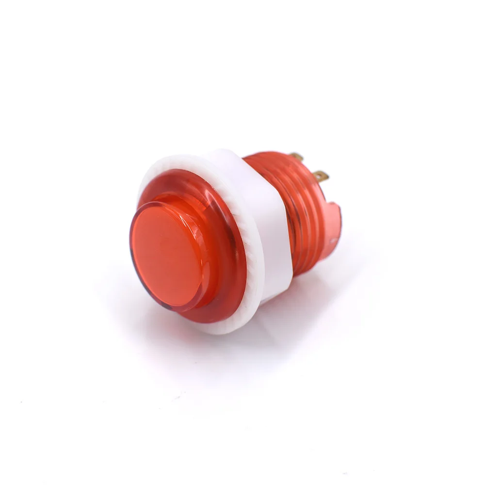 5pcs 24mm Arcade LED Light Illuminated Push Button Built-in Switch 5V Buttons For Arcade Game Parts Mame Jamma Kits Accessories