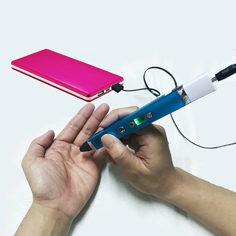 3d ручка myriwell светодиодный дисплей зарядка через USB 3 d 2017 с 3D принтом smart3d для