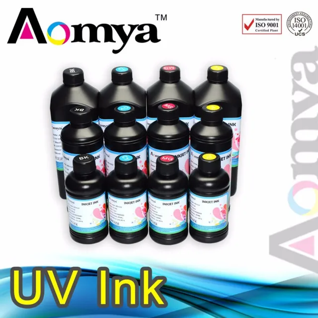 Best Price Aomya LED UV ink For Epson printer head print on hard materials for 3D effects, 1000ml*11 Colors Best Price Aomya LED UV ink For Epson printer head print on hard materials for 3D effects, 1000ml*11 Colors