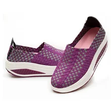 Hauteur Croissante Printemps et D’été Chaussures Femmes Casual Chaussures De Mode Casual Chaussures Femmes Battantes Compensées Chaussures Livraison Gratuite