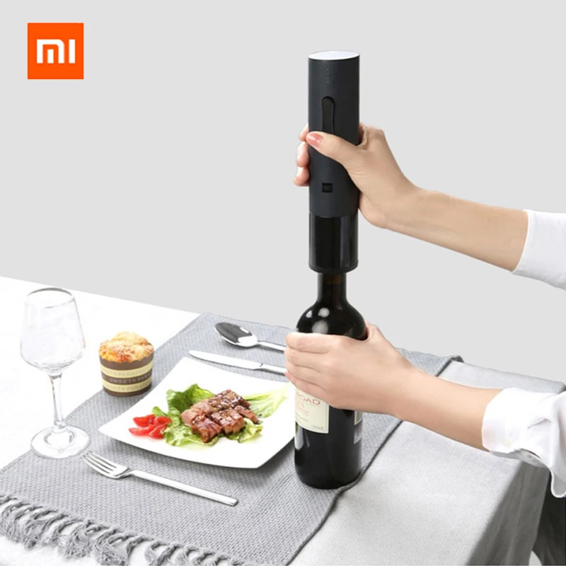Штопор Xiaomi Mijia Huohou автоматическая открывалка для винных бутылок с функцией резки