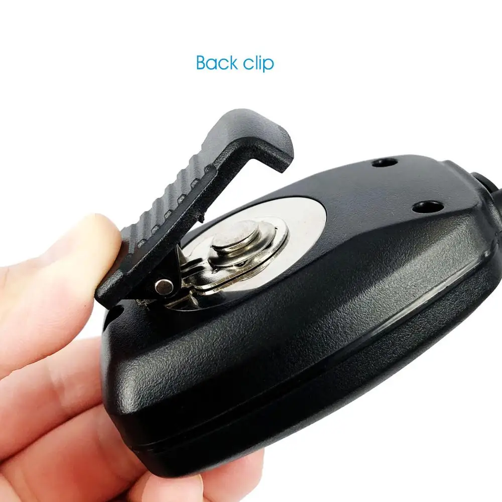 Metal Mask 2 Pin Speaker Mic for Baofeng Kenwood 10