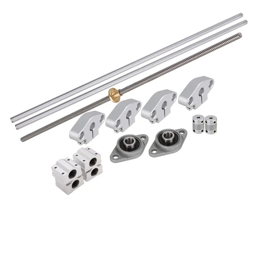 Vertical 8mm Lead Screw &L400mm Shaft Optical Axis&Pillow Block