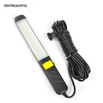 

VEHTRKACNTOL 120 Bulbs LED Car Truck Inspection Repair Light Garage Maintenance Industrial Working Lamp 8m Cable