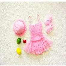 Одежда для плавания для девочек, милый детский купальный костюм, купальный костюм для маленьких девочек, цельный купальный костюм для детей