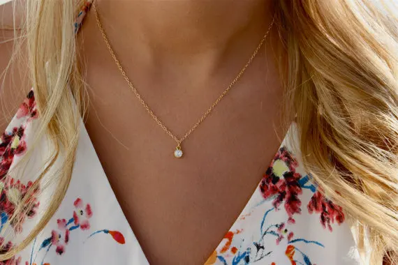 

Hot Fashion Sliver Gold-color Simple Short Bone Necklace Exquisite Shine Crystal Charm Pendant Necklaces For women gift n109