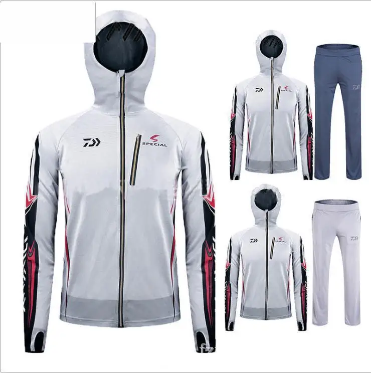 2017 Fishing Clothing sets Men Breathable UPF 50+ UV