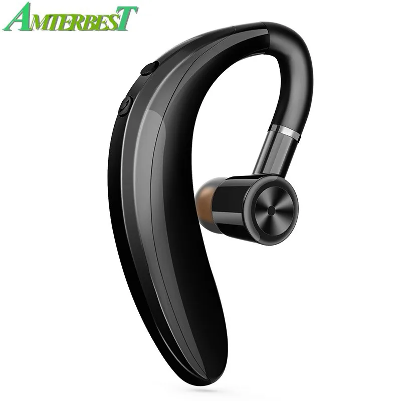 

AMTERBEST S109 Wireless Headset Bluetooth Earphone Hands-free Headphone Mini Earbud Earpiece for IPhone Android Phones