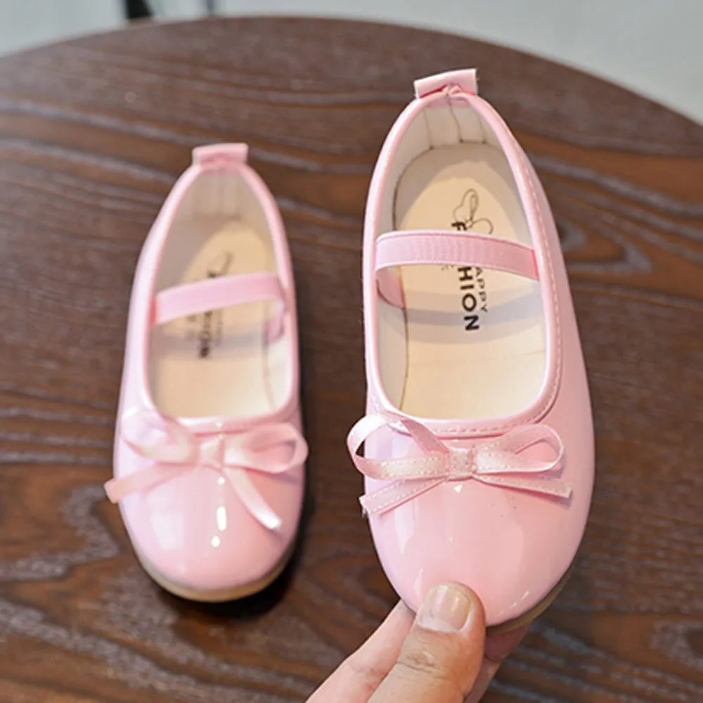 KLV/Лидер продаж года; обувь для новорожденных; модные детские кроссовки с бантом для девочек; повседневная кожаная обувь принцессы; обувь для маленьких девочек