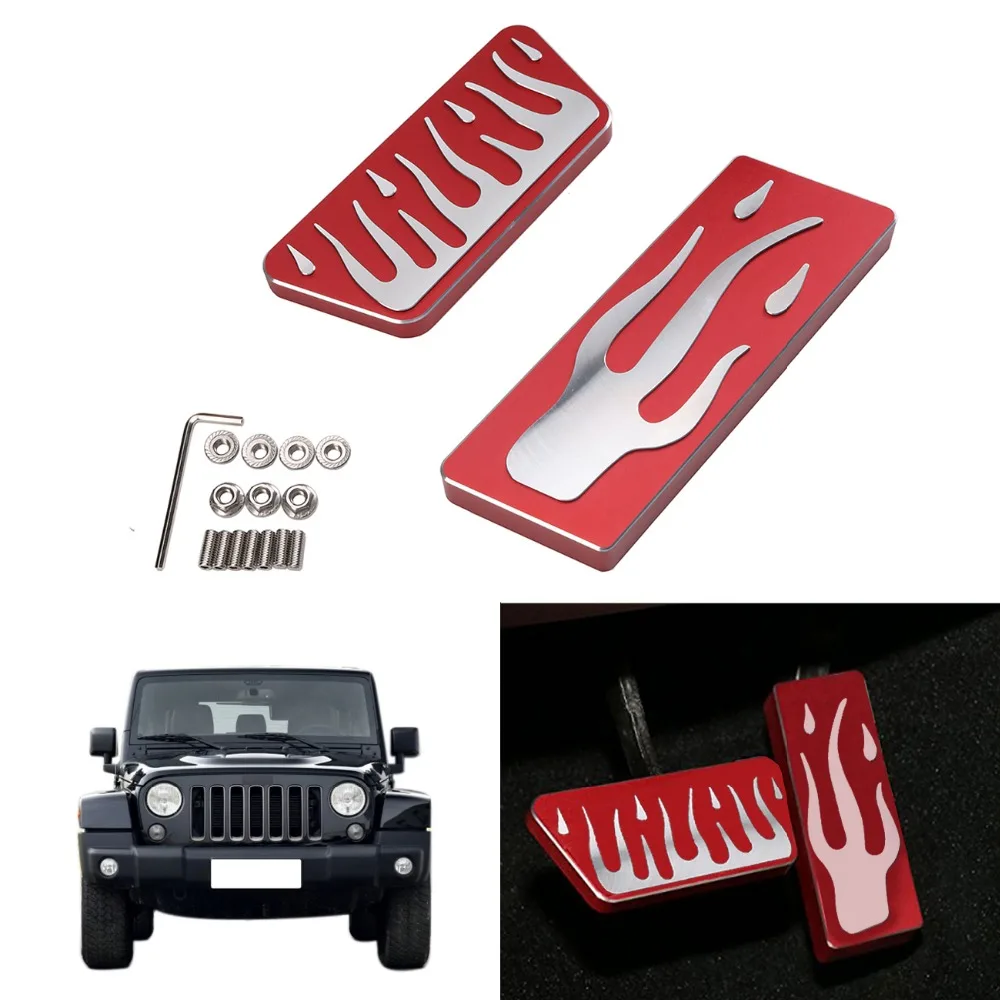 Защитная крышка для педали тормоза акселерата Jeep Wrangler JK Rubicon Sahara Sport 2/4 Door 2007 2017