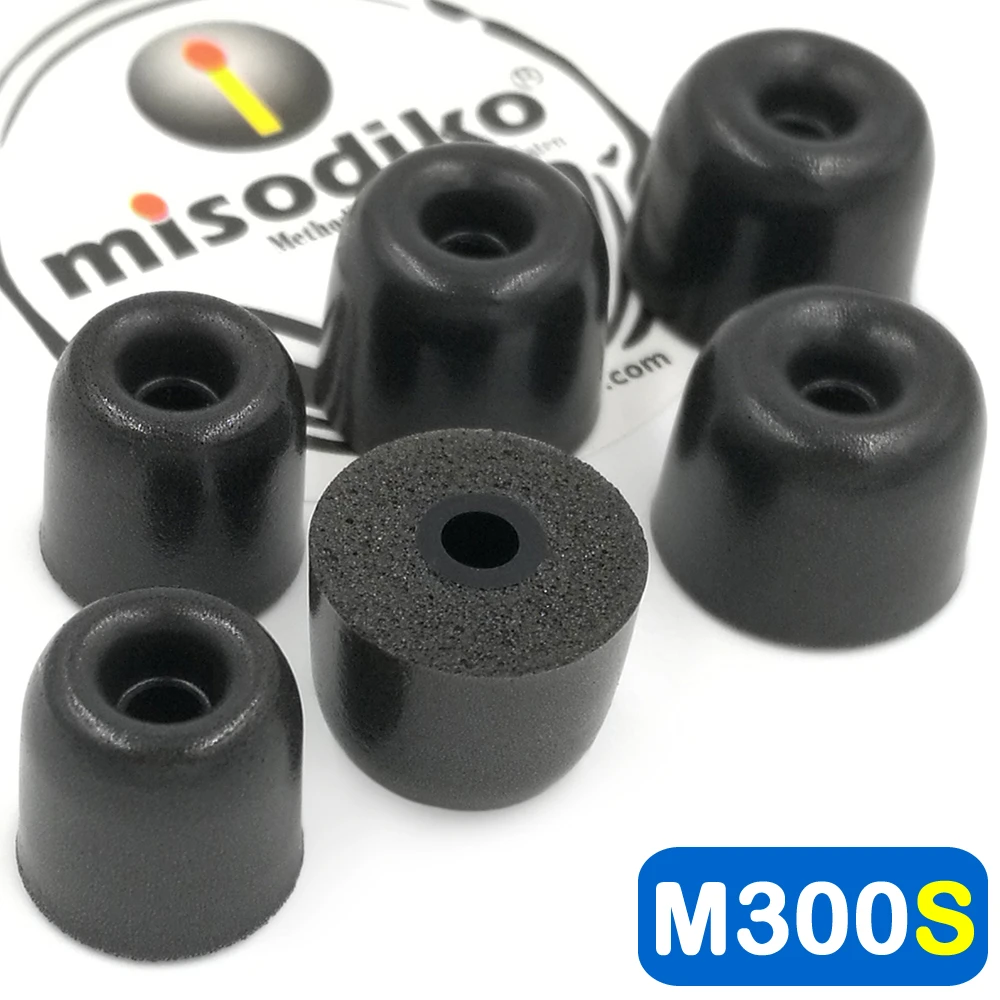 Misodiko M300S наконечники для наушников с эффектом памяти для Shure SE215 SE315 SE535 SE425 SE846/Westone/Klipsch/Etymotic ER4XR HF3 HF5