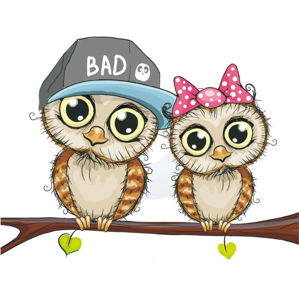 

1 Pcs 20*15CM 3D Cartoon Funny Owl Car Stickers Fashion Vinyl Styling Decals For Motorcycle Car Window Decorative Accessories