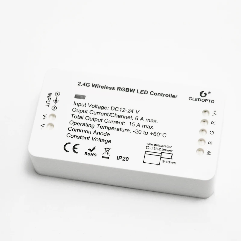 Светодиодный контроллер WASEDA ZIGBEE RGB + CCT WW/CW zigbee светодиодный DC12 24V zll app RGBW