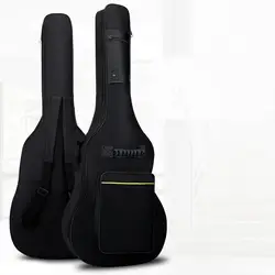 Двойной ремень bold 5 мм толстый хлопок 41 дюймов деревянная гитара сумка желтая линия баллада гитары