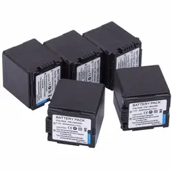 5 шт. VW-VBG260 VW VBG260 vbg130 VBG260 Батарея для Panasonic hdc-hs700 tm700 hs300 tm300 hs250 sd20 hs20 hdc-sdt750 sdr-h40