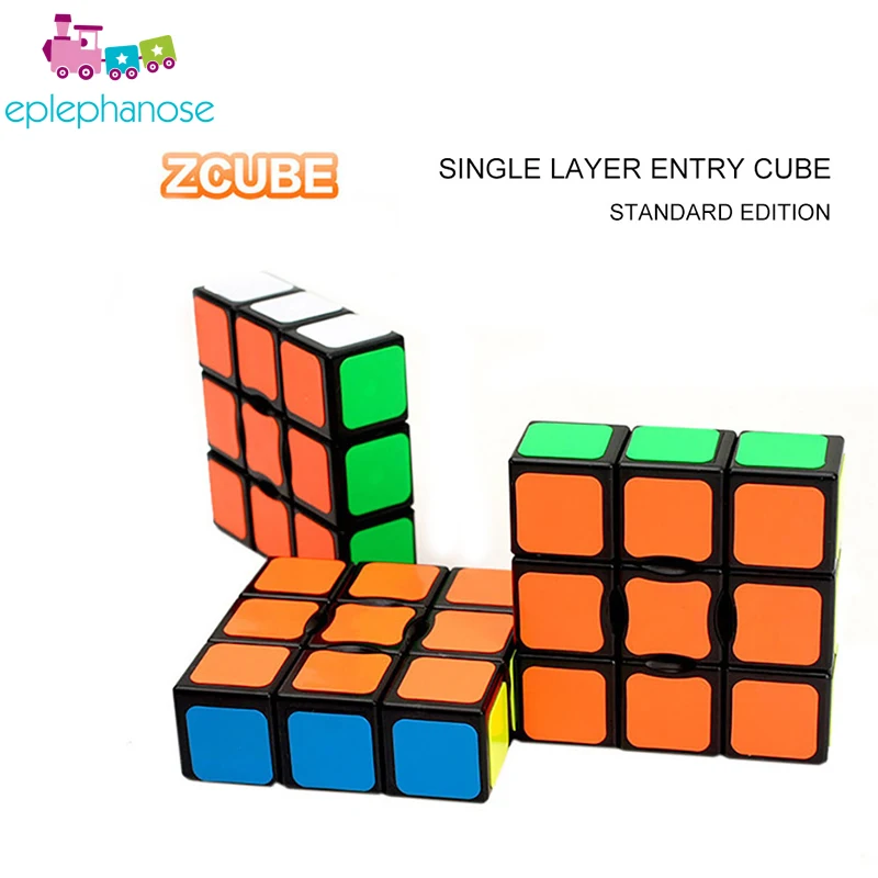 

Professional Magic Cube Puzzle Toys 1X3X3 Newest Children Intelligence Puzzle Rubiks Cube Competition Speed Plastic Magic Cube