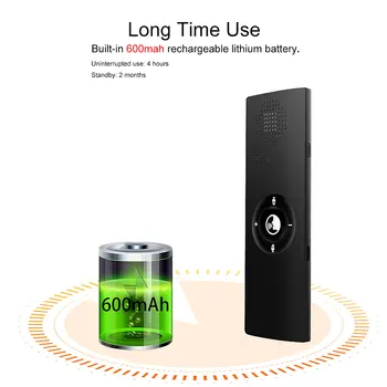 

Multi-Languages T6 Translator Smart Instant Speech Offline Bluetooth Portable Accurate translation and rapid response