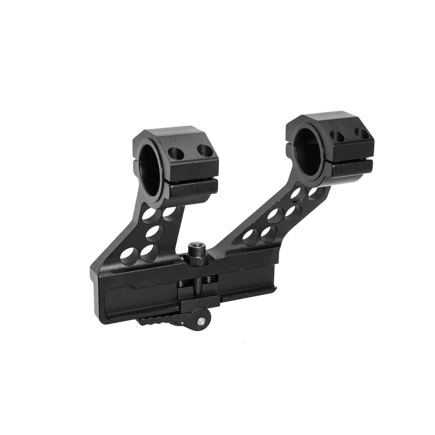 Montagem com Integral Anel para Ak47 Chegada Nova Caça Rápida Desanexar ak Trilho Lateral Escopo 1 Polegada 25mm - 30mm Preto 4 lateral escopo montagem com integral 1 Polegada