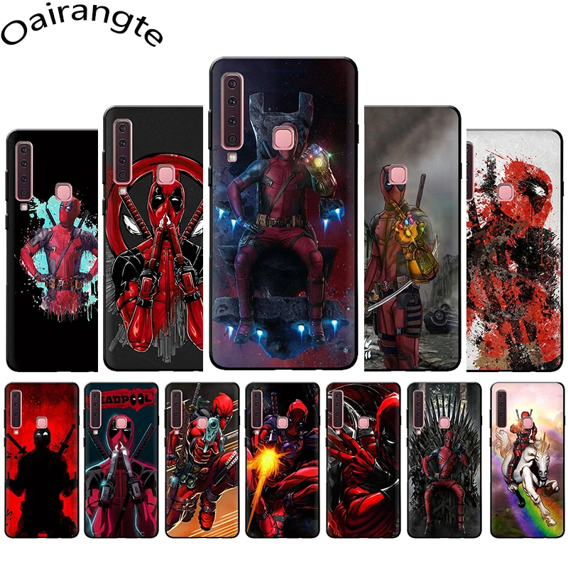 

Marvel Deadpool Soft Phone Cover Case For Samsung Galaxy A6 7 8 9 2018 A10 30 40 50 70 J6