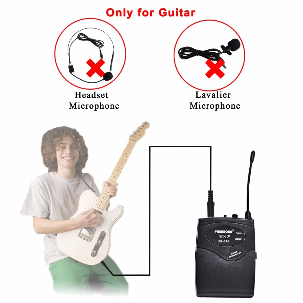 Беспроводной гитарный микрофон Freeboss|guitar microphone|microphone microphonevhf wireless |