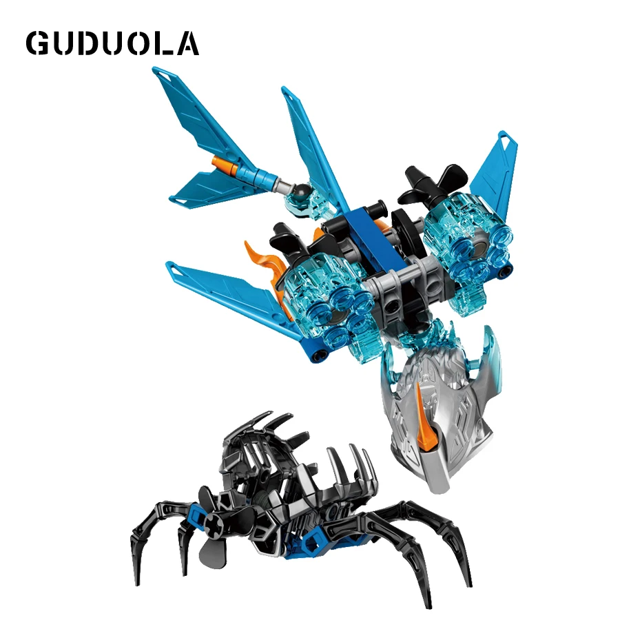 Guduola BIONICLE Akida Существо воды + Gali вода море пастушья 609 3 610 строительные блоки