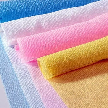 

Nylon Mesh Bath Shower Body Washing Towel Cloth Scrubbers Loofah Scrubbing Exfoliating Body Washing Bathing Cleaning Tool