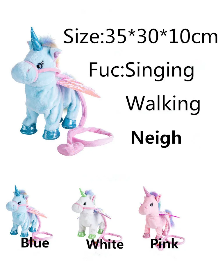 singing walking unicorn