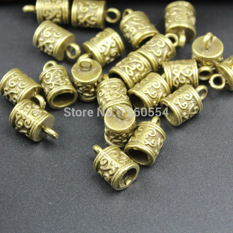 

P1538 DIY retro accessories ancient bronze alloy Carving weight