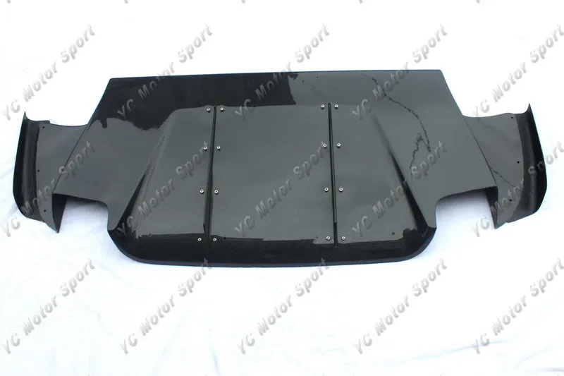 2005-2007 Mitsubishi Evolution EVO 9 JDM Varis Style Rear Bumper Diffuser Kit CF