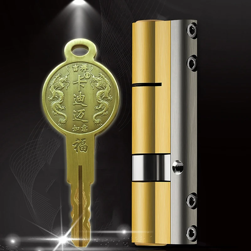 Супер C класс 12 цилиндр для ключа противоугонное ядро замка двери универсальный медный хромированный под заказ цилиндры медный ключ