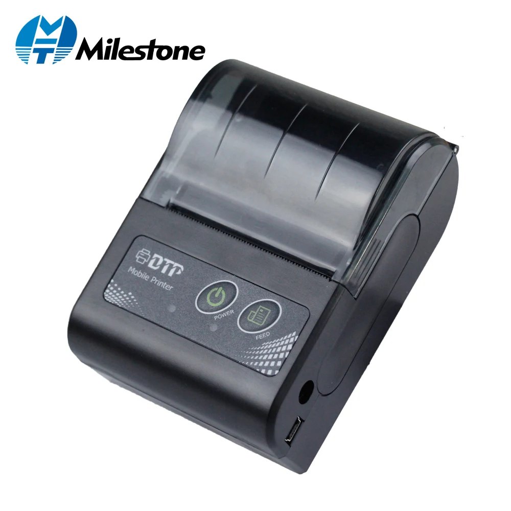 Milestone MHT-P10 58MM Bluetooth Thermal Printer Portable Wireless Receipt Machine Windows Android IOS POS Mini Pocket Printer Milestone MHT-P10 58MM Bluetooth Thermal Printer Portable Wireless Receipt Machine Windows Android IOS POS Mini Pocket Printer
