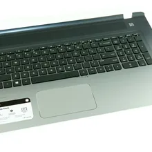 JIANGLUN 809302-001/814587-001 верхняя крышка AHS W/KB ISK/TP Упор для рук с американской раскладкой клавиатуры с Touc hp ad для hp PAVILION 17-G