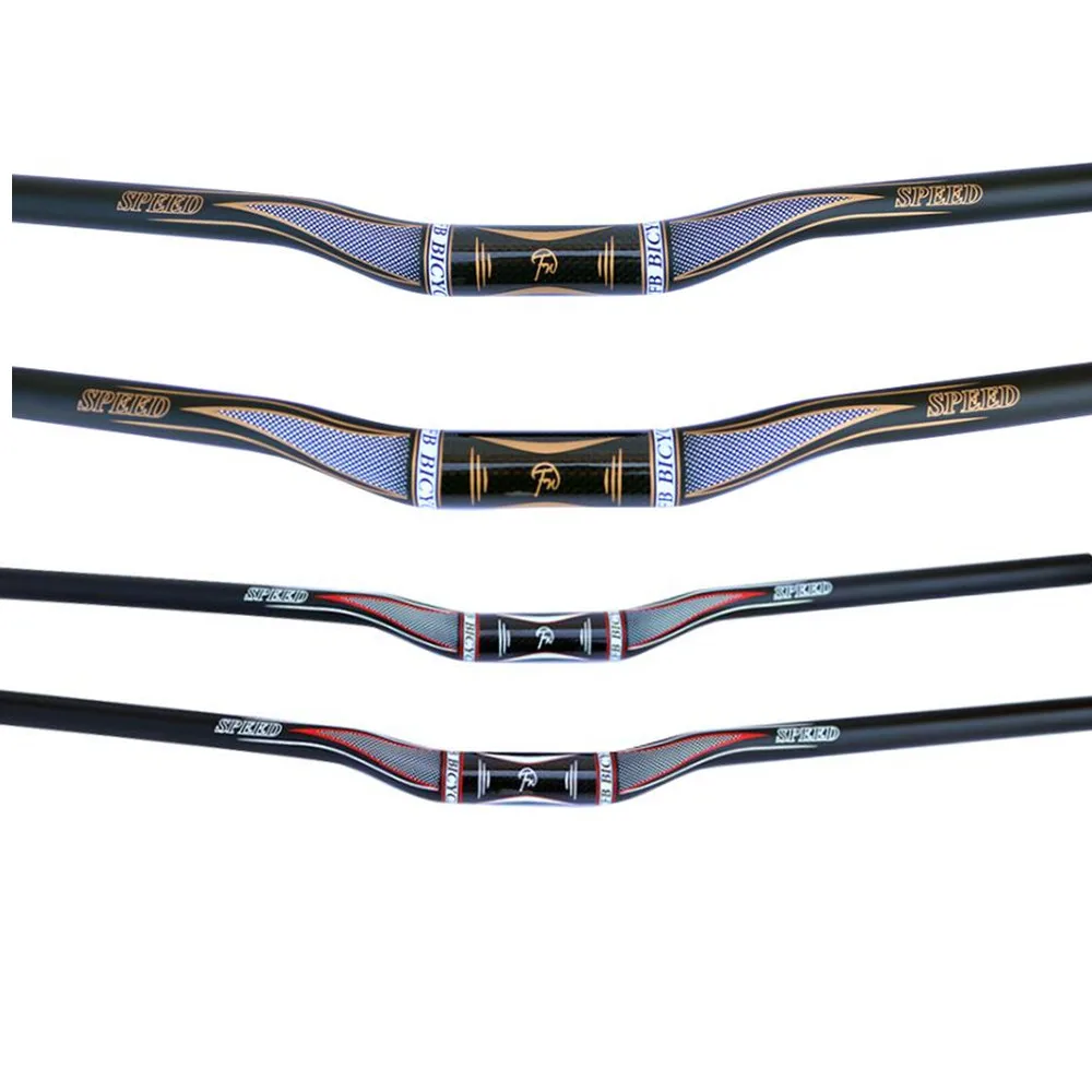 FCFB carbon handler matt glossy gold red mountain handlebar rise bar 31.8*600/620/640/660/680/700/720/740/760mm | Спорт и