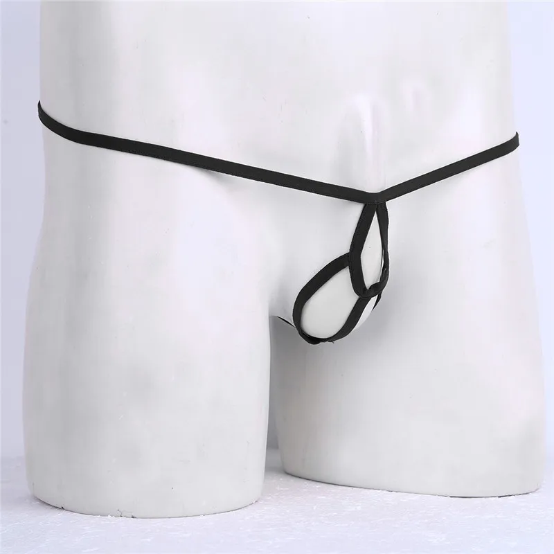 Сексуальное мужское нижнее белье MSemis Трусики бикини с открытой промежностью