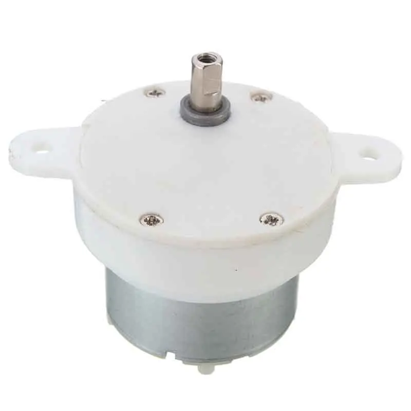 1pc High Torque Cylinder Electric Micro Motor Gearbox Slow Down Mute Reversible Speed Reduction Motors DC 12V 3 RPM Mayitr