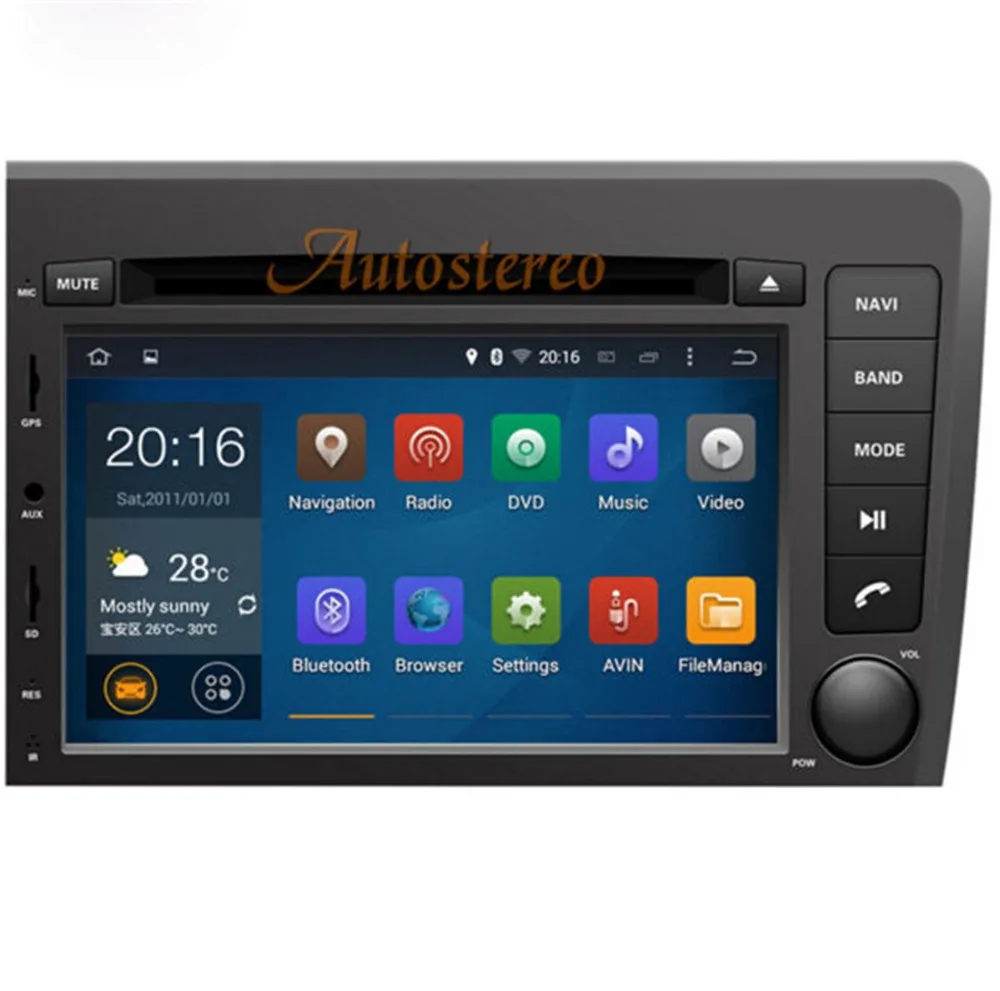 Quad Core Android 5.1 Android7.1 Car DVD CD Player autostereo GPS navigation for VOLVO S60 V70