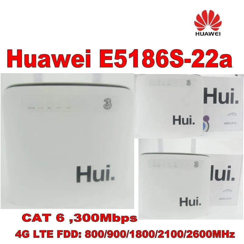 Разблокированный huawei E5186 Cat6 300 Мбит/с E5186s-22a LTE 4g беспроводной маршрутизатор 4g FDD TDD cpe беспроводной маршрутизатор