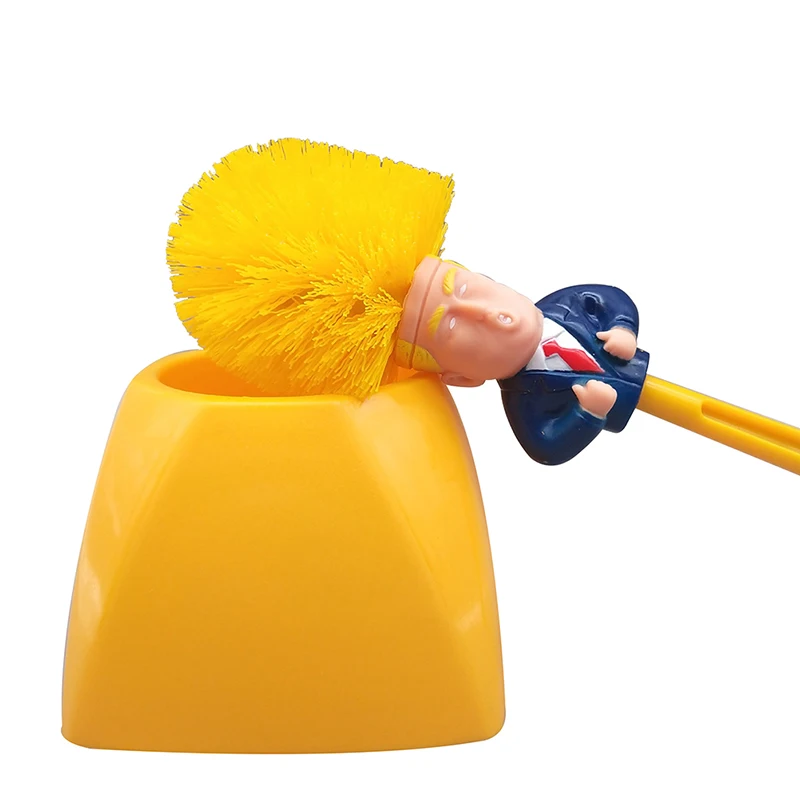 Yellow Brush Holders Trump Original Trump WC Toilet Paper Trump Brush Toilet Supplies Set Toilet