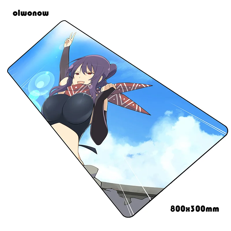 Senran kagura коврик для мыши HD узор pad мышь Notbook коврик для компьютерной круто игровой коврик геймер ноутбука 80x30 см, коврик для мышки